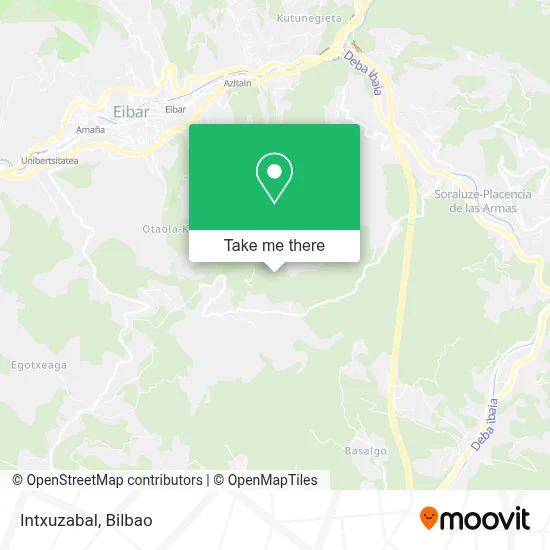 Intxuzabal map