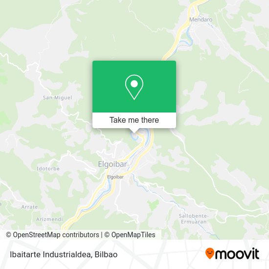 Ibaitarte Industrialdea map
