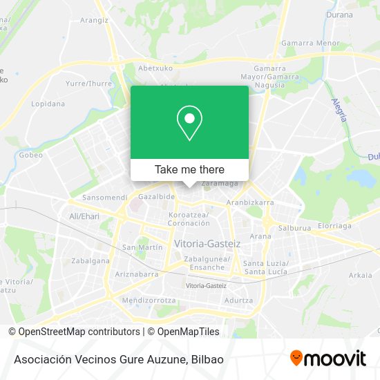 Asociación Vecinos Gure Auzune map