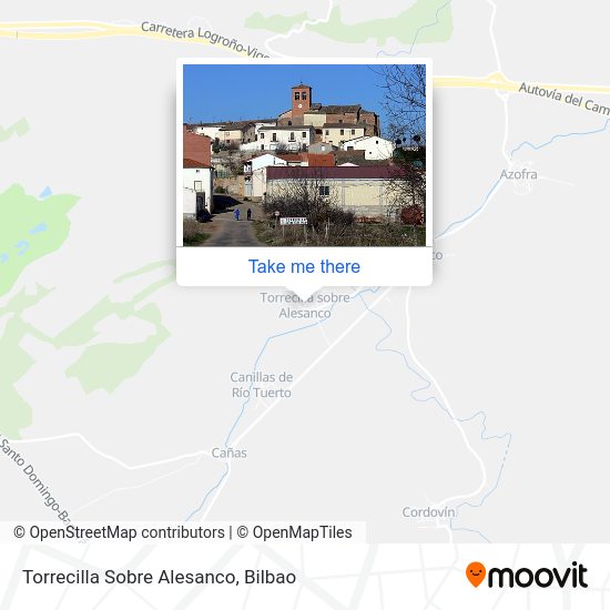 Torrecilla Sobre Alesanco map