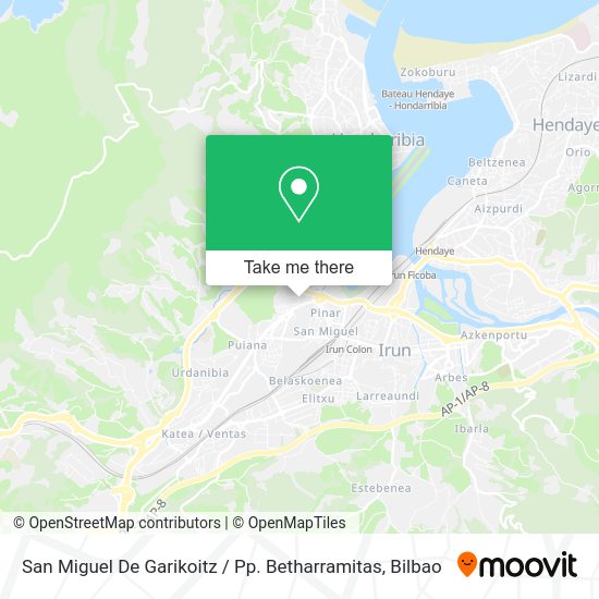 San Miguel De Garikoitz / Pp. Betharramitas map