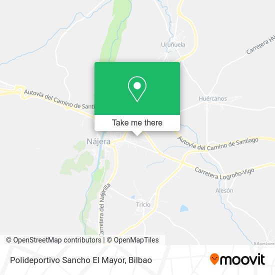 Polideportivo Sancho El Mayor map