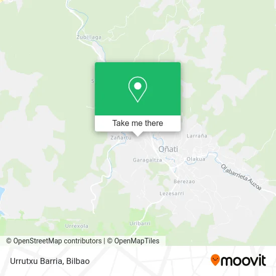 mapa Urrutxu Barria