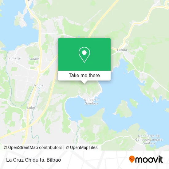 La Cruz Chiquita map