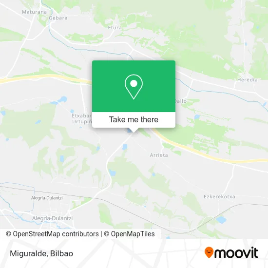 mapa Miguralde