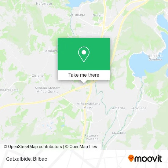 mapa Gatxalbide