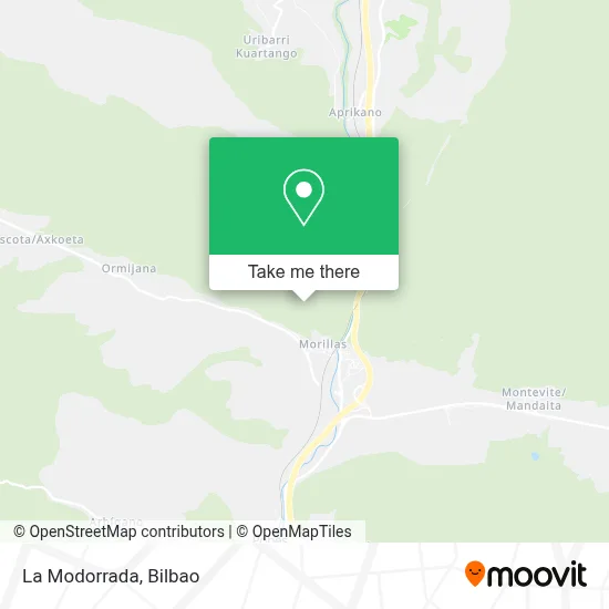 La Modorrada map