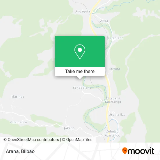 mapa Arana