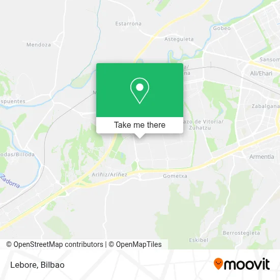 Lebore map