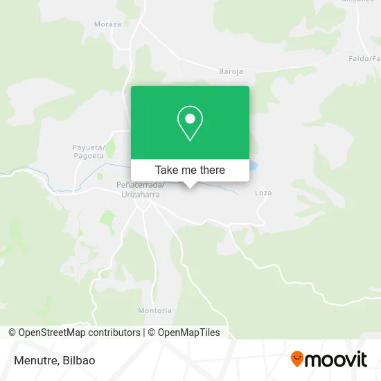 Menutre map