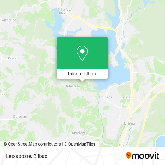 Letxaboste map