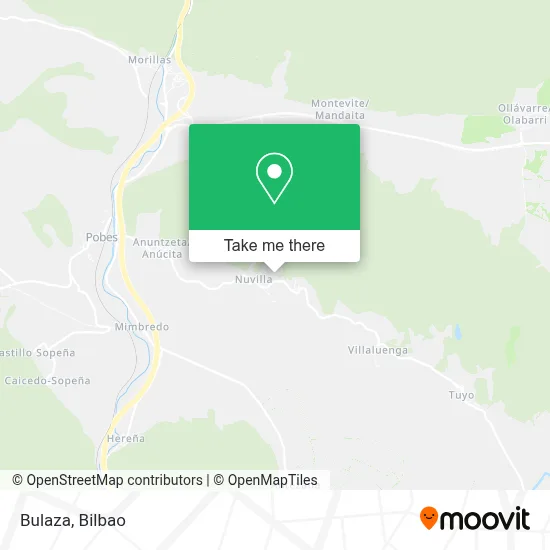 Bulaza map