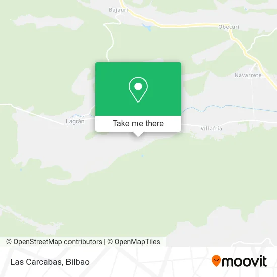 Las Carcabas map