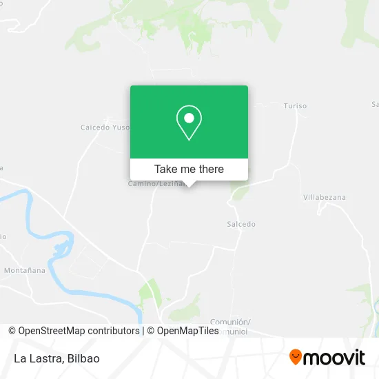 mapa La Lastra