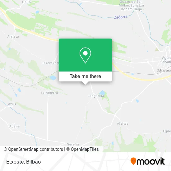 Etxoste map