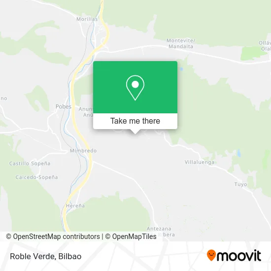 Roble Verde map