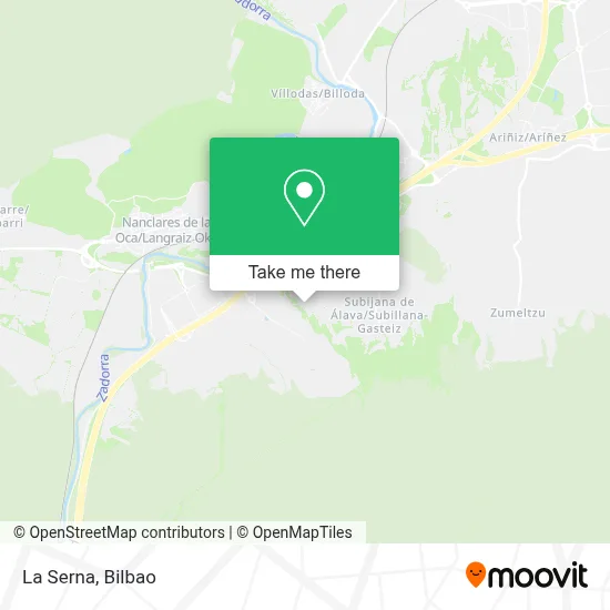 La Serna map