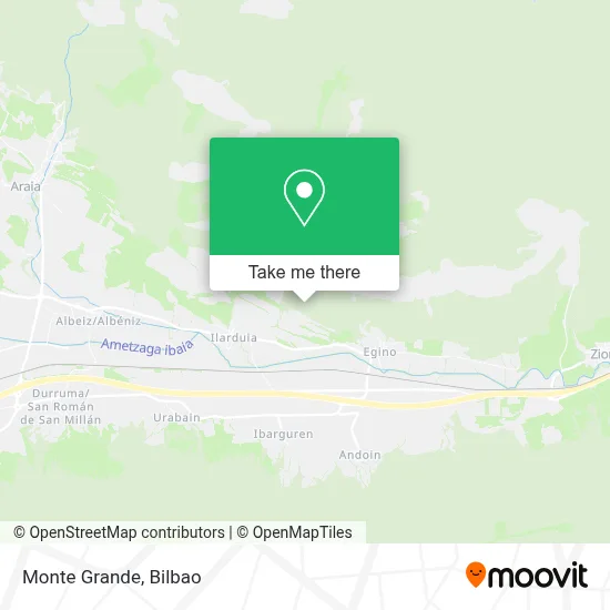 Monte Grande map