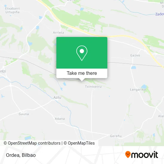 mapa Ordea