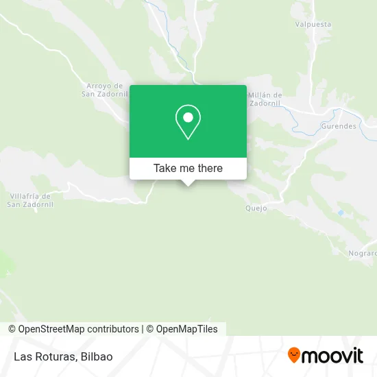 Las Roturas map