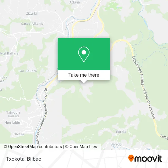 Txokota map