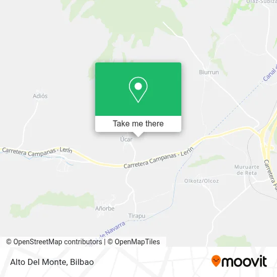 Alto Del Monte map