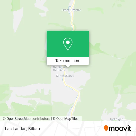 mapa Las Landas