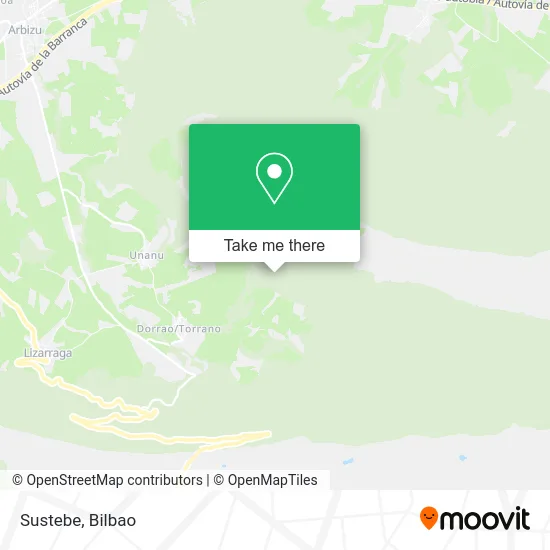 Sustebe map