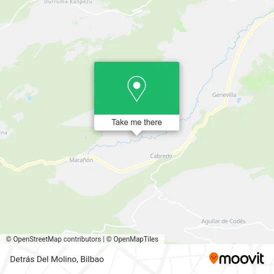 mapa Detrás Del Molino