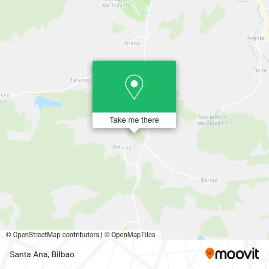Santa Ana map