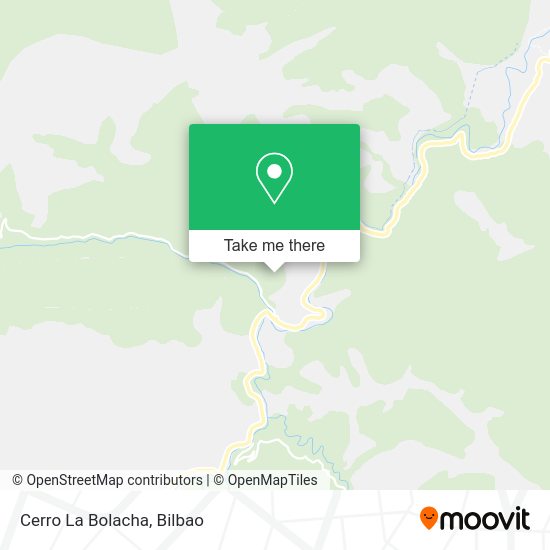 Cerro La Bolacha map