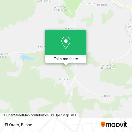 El Otero map