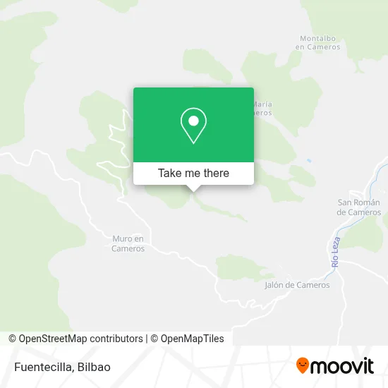 Fuentecilla map