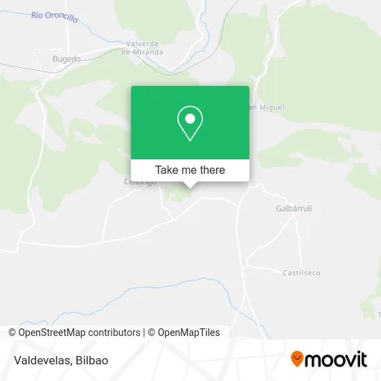 mapa Valdevelas