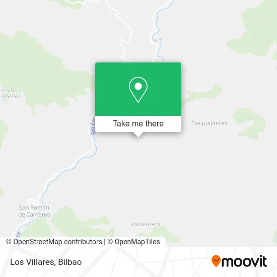Los Villares map