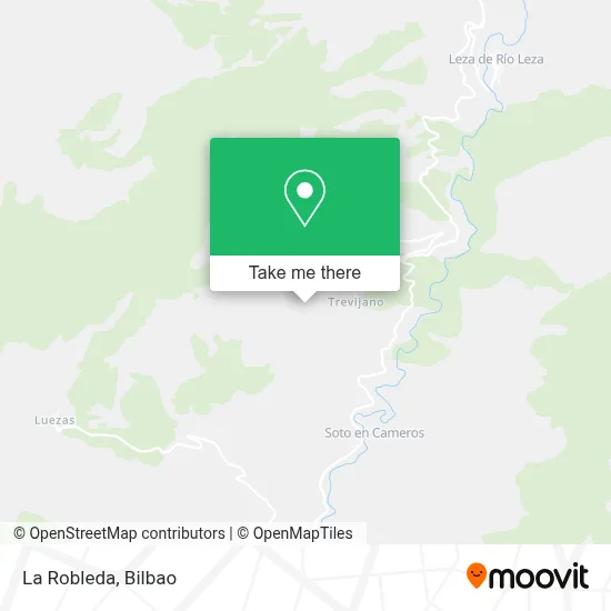 La Robleda map