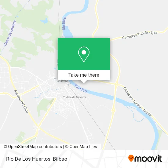 Río De Los Huertos map