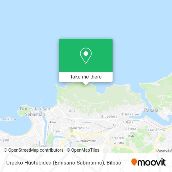 Urpeko Hustubidea (Emisario Submarino) map