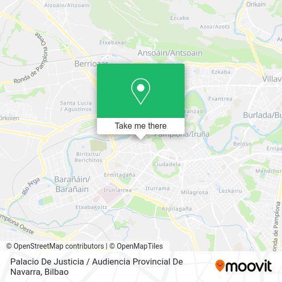 Palacio De Justicia / Audiencia Provincial De Navarra map