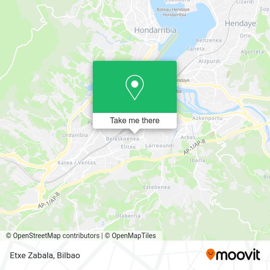 Etxe Zabala map