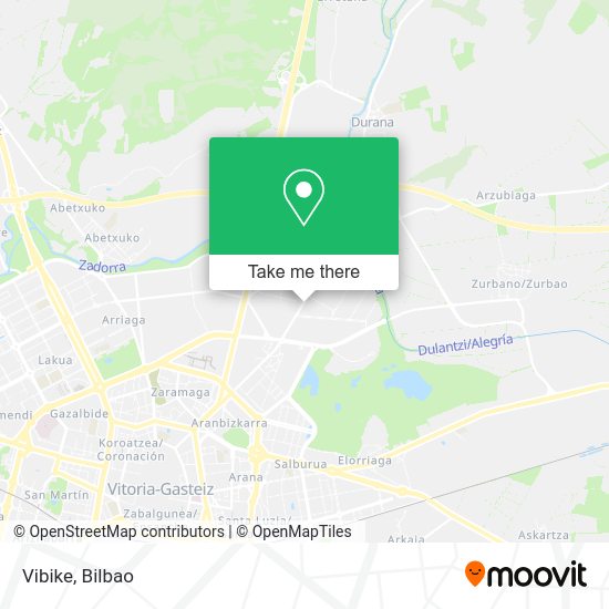 Vibike map