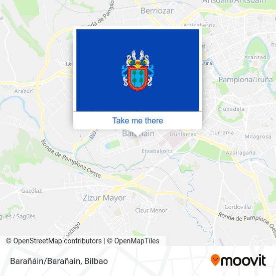 Barañáin/Barañain map
