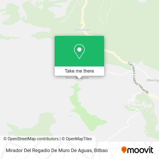Mirador Del Regadío De Muro De Aguas map