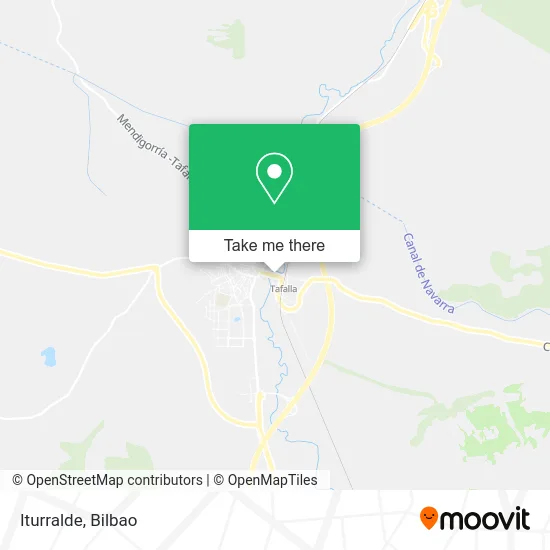 mapa Iturralde