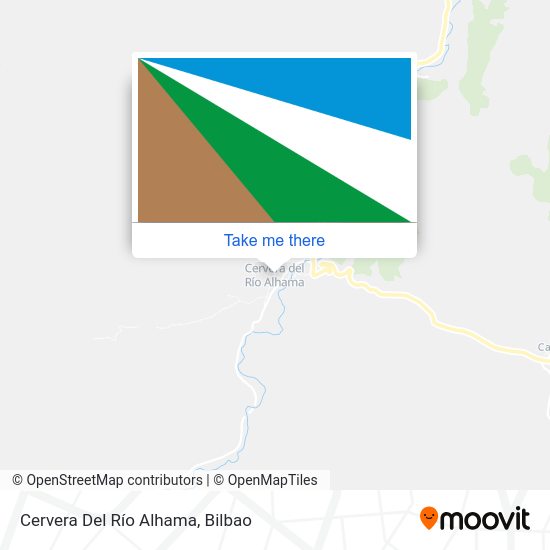 Cervera Del Río Alhama map