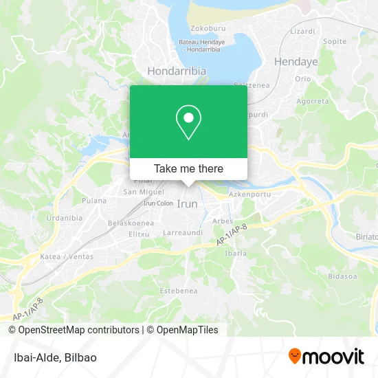 mapa Ibai-Alde