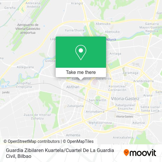 Guardia Zibilaren Kuartela / Cuartel De La Guardia Civil map
