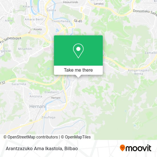 Arantzazuko Ama Ikastola map