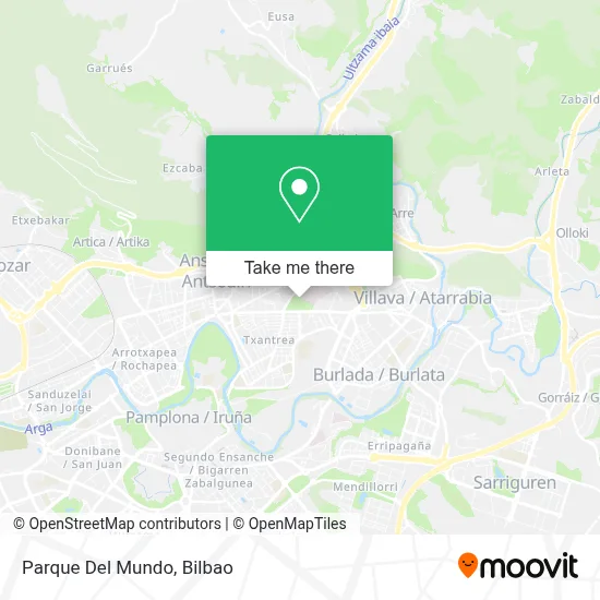 Parque Del Mundo map