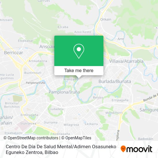 Centro De Día De Salud Mental / Adimen Osasuneko Eguneko Zentroa map